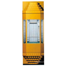 Mirror surface acrylic light decorative glass sightseeing passenger elevator lift